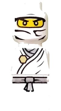 LEGO part Microfigure Ninjago Zane (4615581 / 6023874) 85863pb055