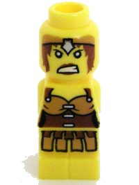 LEGO part Microfigure Lego Champion Female Yellow Warrior 85863pb072