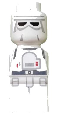 LEGO part Microfigure Star Wars Snowtrooper 85863pb082