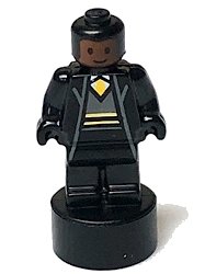 LEGO part Hufflepuff Student Statuette / Trophy #2, Reddish Brown Face 90398pb031
