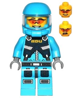 LEGO onderdeel Alien Defense Unit Soldier 1 - Dark Azure Hips (ac015)