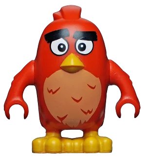 LEGO onderdeel Red, Worried (ang003)