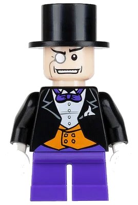 LEGO onderdeel The Penguin, Dark Purple Short Legs (bat010)