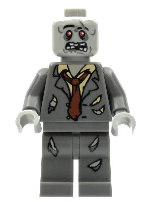 LEGO onderdeel Zombie, Series 1 (Minifigure Only without Stand and Accessories) (col005)