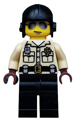 LEGO part Traffic Cop, Series 2 (Minifigure Only without Stand and Accessories) (col022)