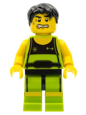 LEGO onderdeel Weightlifter, Series 2 (Minifigure Only without Stand and Accessories) (col026)