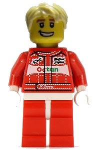 LEGO onderdeel Race Car Driver, Series 3 (Minifigure Only without Stand and Accessories) (col040)