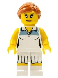 LEGO onderdeel Tennis Player, Series 3 (Minifigure Only without Stand and Accessories) col046