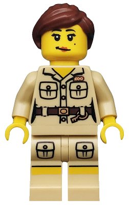 LEGO onderdeel Zookeeper, Series 5 (Minifigure Only without Stand and Accessories) (col071)