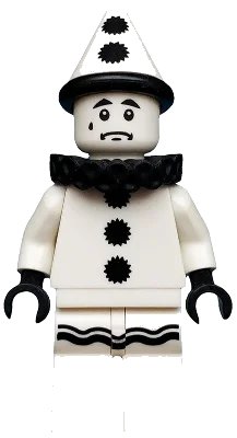 LEGO onderdeel Sad Clown, Series 10 (Minifigure Only without Stand and Accessories) (col155)