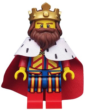 LEGO part Classic King, Series 13 (Minifigure Only without Stand and Accessories) (col195)