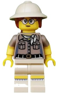 LEGO part Paleontologist, Series 13 (Minifigure Only without Stand and Accessories) col200