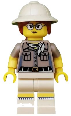 LEGO onderdeel Paleontologist, Series 13 (Minifigure Only without Stand and Accessories) (col200)