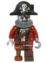 LEGO part Zombie Pirate, Series 14 (Minifigure Only without Stand and Accessories) col212