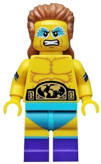 LEGO onderdeel Wrestling Champion, Series 15 (Minifigure Only without Stand and Accessories) col241