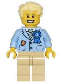 LEGO part Dog Show Winner, Series 16 (Minifigure Only without Stand and Accessories) col255