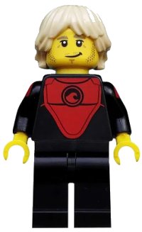 LEGO part Pro Surfer, Series 17 (Minifigure Only without Stand and Accessories) col286