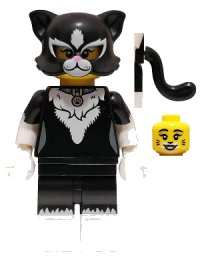 LEGO part Cat Costume Girl, Series 18 (Minifigure Only without Stand and Accessories) col323