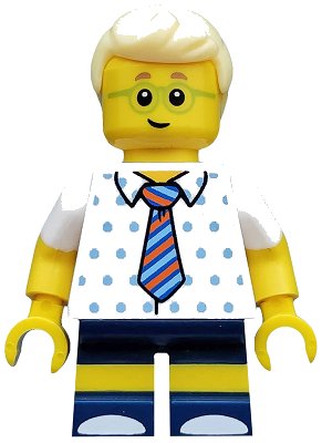 LEGO onderdeel Birthday Party Boy, Series 18 (Minifigure Only without Stand and Accessories) (col327)