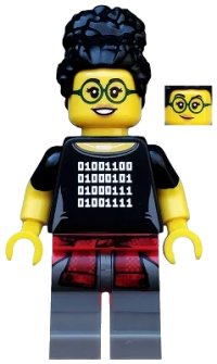 LEGO part Programmer, Series 19 (Minifigure Only without Stand and Accessories) col345