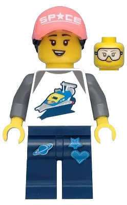 LEGO onderdeel Space Fan, Series 20 (Minifigure Only without Stand and Accessories) (col363)