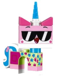 LEGO part Shades Unikitty, Unikitty!, Series 1 (Character Only without Stand) coluni05