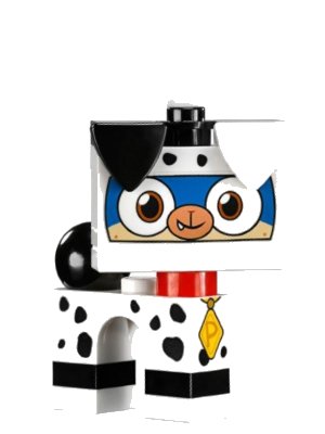 LEGO onderdeel Dalmatian Puppycorn, Unikitty!, Series 1 (Character Only without Stand) (coluni06)