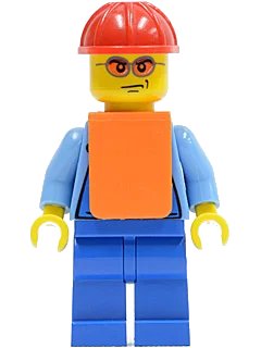 LEGO onderdeel Lumberjack with Orange Vest (cty0157)