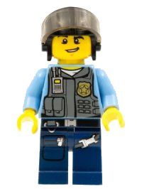 LEGO part Police - LEGO City Undercover Elite Police Officer 2 cty0361