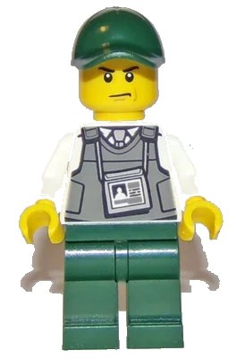 LEGO onderdeel Mountain Police - Armored Truck Driver (cty0836)