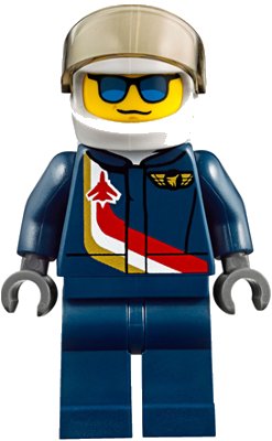 LEGO onderdeel Airshow Jet Pilot (cty0841)