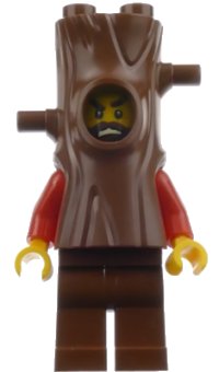 LEGO part Mountain Police - Crook Male Stumpy 10K (in tree costume) cty0872