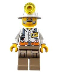 LEGO part Miner - Foreman cty0876