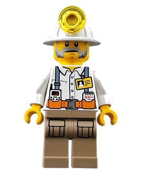 LEGO onderdeel Miner - Foreman (cty0876)