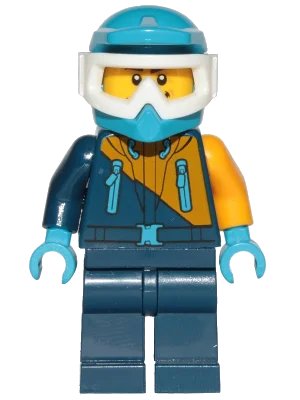 LEGO onderdeel Arctic Snowmobile Driver (cty0904)