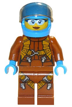 LEGO onderdeel Arctic Plane / Quadcopter Pilot Female (cty0924)