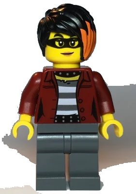 LEGO onderdeel Police Crook, Female - Daisy Kaboom (cty1123)