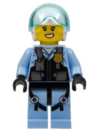 LEGO part Police Officer - Rooky Partnur, Jet Pilot cty1208