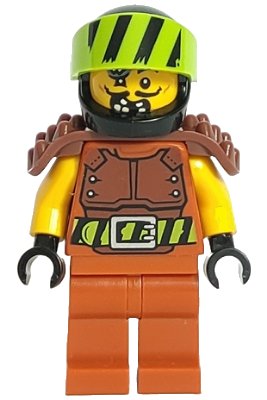 LEGO onderdeel Wallop - Stuntz Driver, Reddish Brown Spiked Shoulder Pads (cty1318)