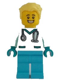LEGO part Dr. Spetzel cty1345