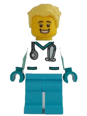 LEGO onderdeel Dr. Spetzel (cty1345)