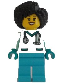 LEGO part Dr. Flieber cty1346