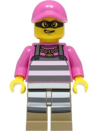 LEGO part Police - Crook Cream cty1385