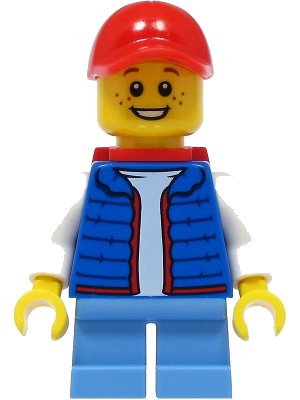 LEGO onderdeel Billy - Blue Vest, Red Backpack (cty1391)