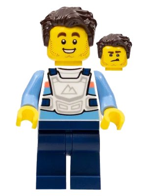 LEGO onderdeel Harl Hubbs - Stuntz Crew (cty1488)
