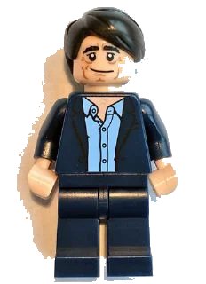 LEGO onderdeel Joachim Löw, Deutscher Fussball-Bund / DFB (Minifigure Only without Stand and Accessories) (dfb001)