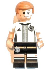LEGO part Toni Kroos, Deutscher Fussball-Bund / DFB (Minifigure Only without Stand and Accessories) dfb010