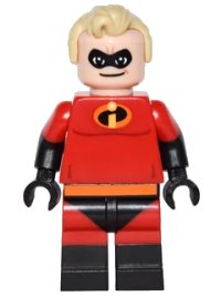 LEGO part Mr. Incredible, Disney, Series 1 (Minifigure Only without Stand and Accessories) dis013