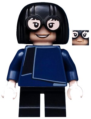 LEGO part Edna Mode, Disney, Series 2 (Minifigure Only without Stand and Accessories) (dis040)