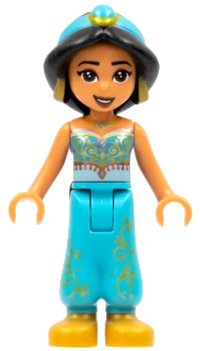 LEGO part Jasmine - Gold and Copper Filigree dp066